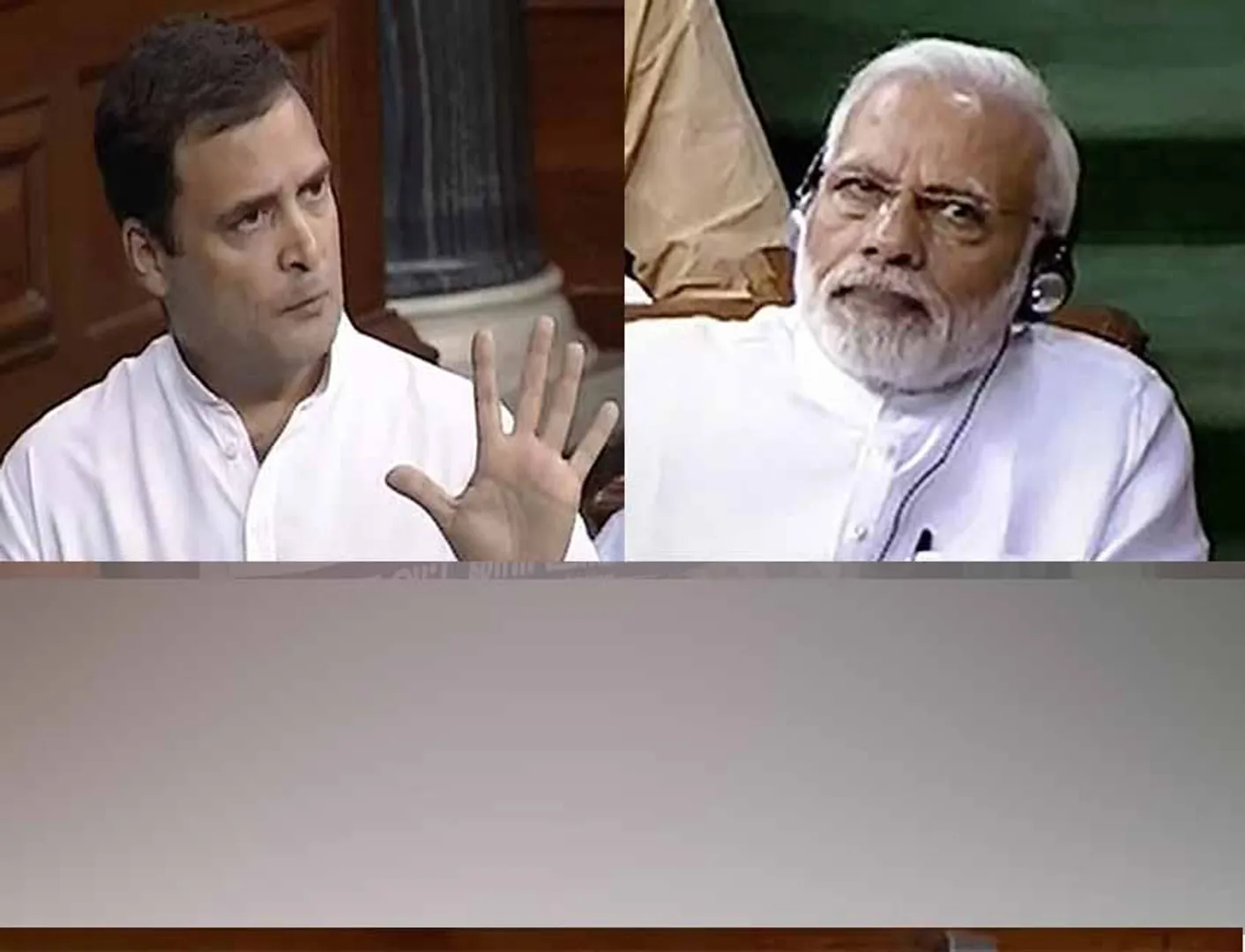rahul gandhi - narandra modi 